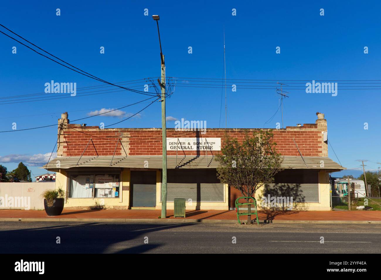 Historic Denyer and Son Pty Ltd General Store Collarenebri Upper Western New South Wales Australia Foto Stock