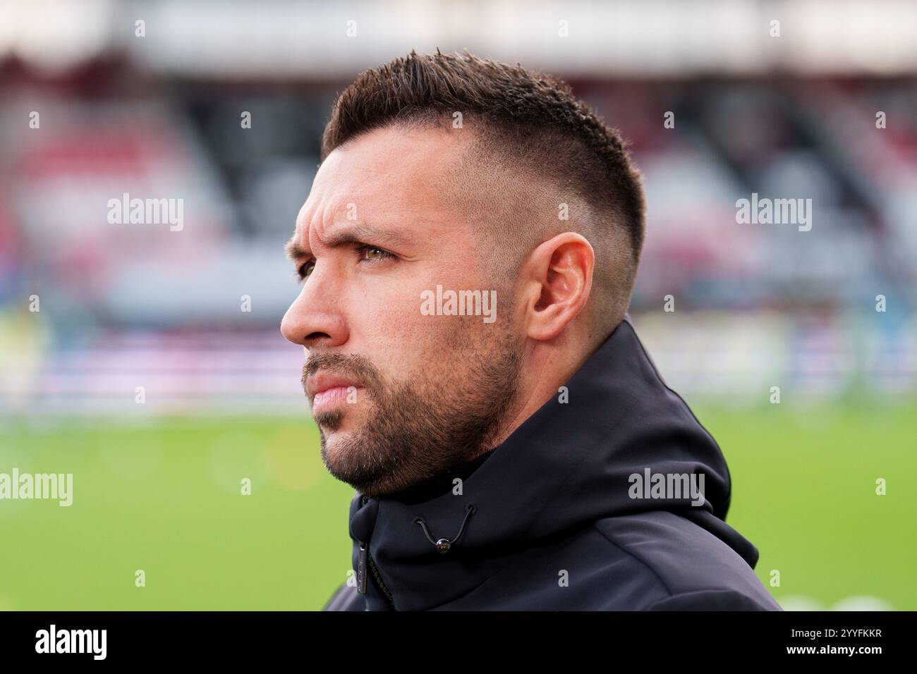 Roterdam, Paesi Bassi. 22 dicembre 2024. ROTTERDAM, 21-12-2024, Stadio Het Kasteel, stagione 2024/2025, Eredivisie olandese calcio tra Sparta Rotterdam e Ajax, Francesco Farioli crediti: Pro Shots/Alamy Live News Foto Stock