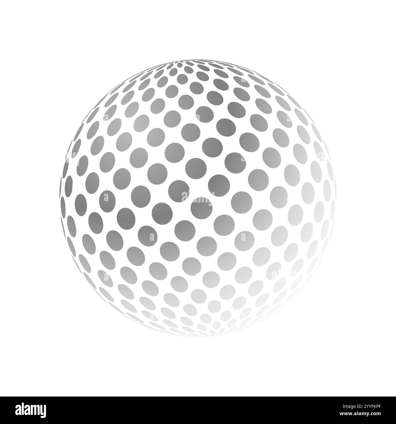 Grande vettore di design digitale a globo nero con superficie con motivi a macchie luminose - illustrazione vettoriale, modello Clip-Art, isolato su sfondo bianco Illustrazione Vettoriale