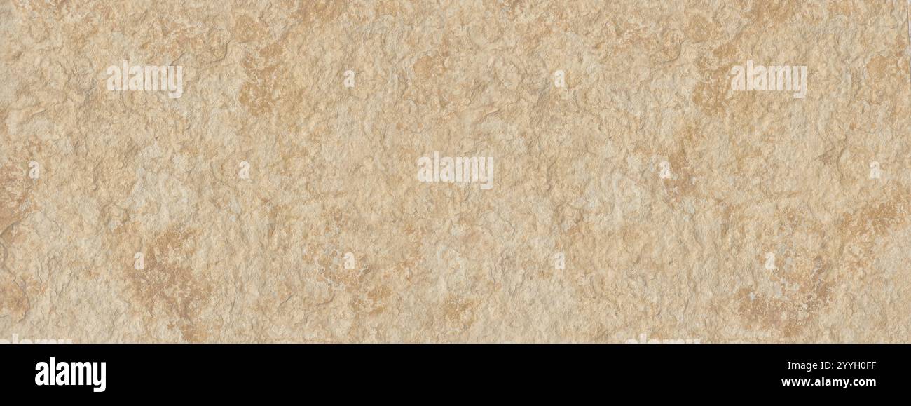 Texture di marmo rustico, texture opaca di colore beige naturale per la progettazione di superfici di pavimentazione e la progettazione di piastrelle di granito ceramico. Foto Stock