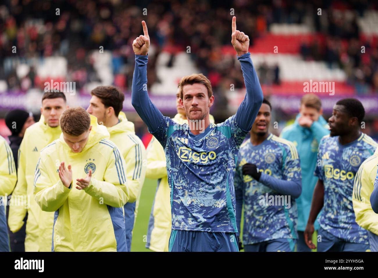 Roterdam, Paesi Bassi. 22 dicembre 2024. ROTTERDAM, 21-12-2024, Stadium Het Kasteel, stagione 2024/2025, Eredivisie olandese calcio tra Sparta Rotterdam e Ajax, Ajax giocatore Daniele Rugani crediti: Pro Shots/Alamy Live News Foto Stock