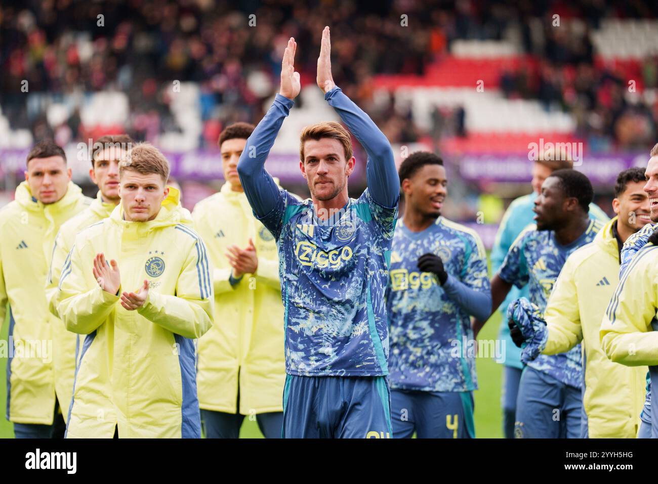 Roterdam, Paesi Bassi. 22 dicembre 2024. ROTTERDAM, 21-12-2024, Stadium Het Kasteel, stagione 2024/2025, Eredivisie olandese calcio tra Sparta Rotterdam e Ajax, Ajax giocatore Daniele Rugani crediti: Pro Shots/Alamy Live News Foto Stock