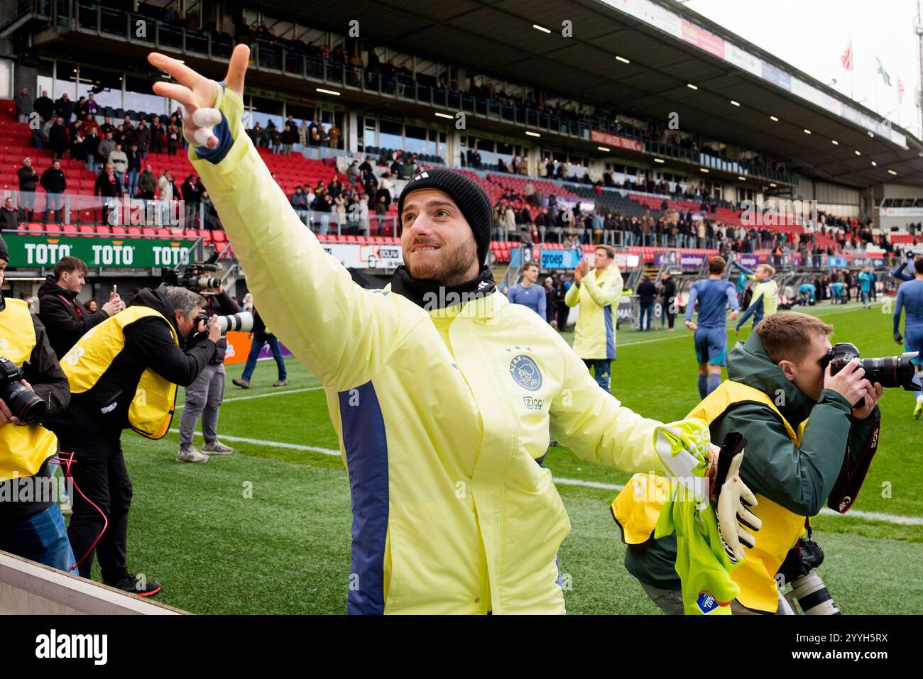 Roterdam, Paesi Bassi. 22 dicembre 2024. ROTTERDAM, 21-12-2024, Stadio Het Kasteel, stagione 2024/2025, Eredivisie olandese calcio tra Sparta Rotterdam e Ajax, portiere dell'Ajax Diant Ramaj crediti: Pro Shots/Alamy Live News Foto Stock
