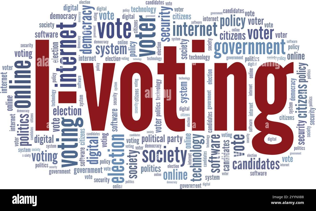 Design concettuale di Word cloud isolato su sfondo bianco. Illustrazione Vettoriale