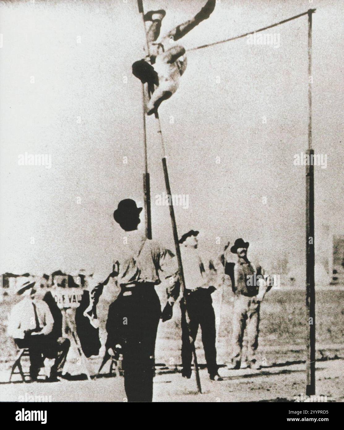 Charles Dvorak durante le Olimpiadi estive del 1904. Foto Stock