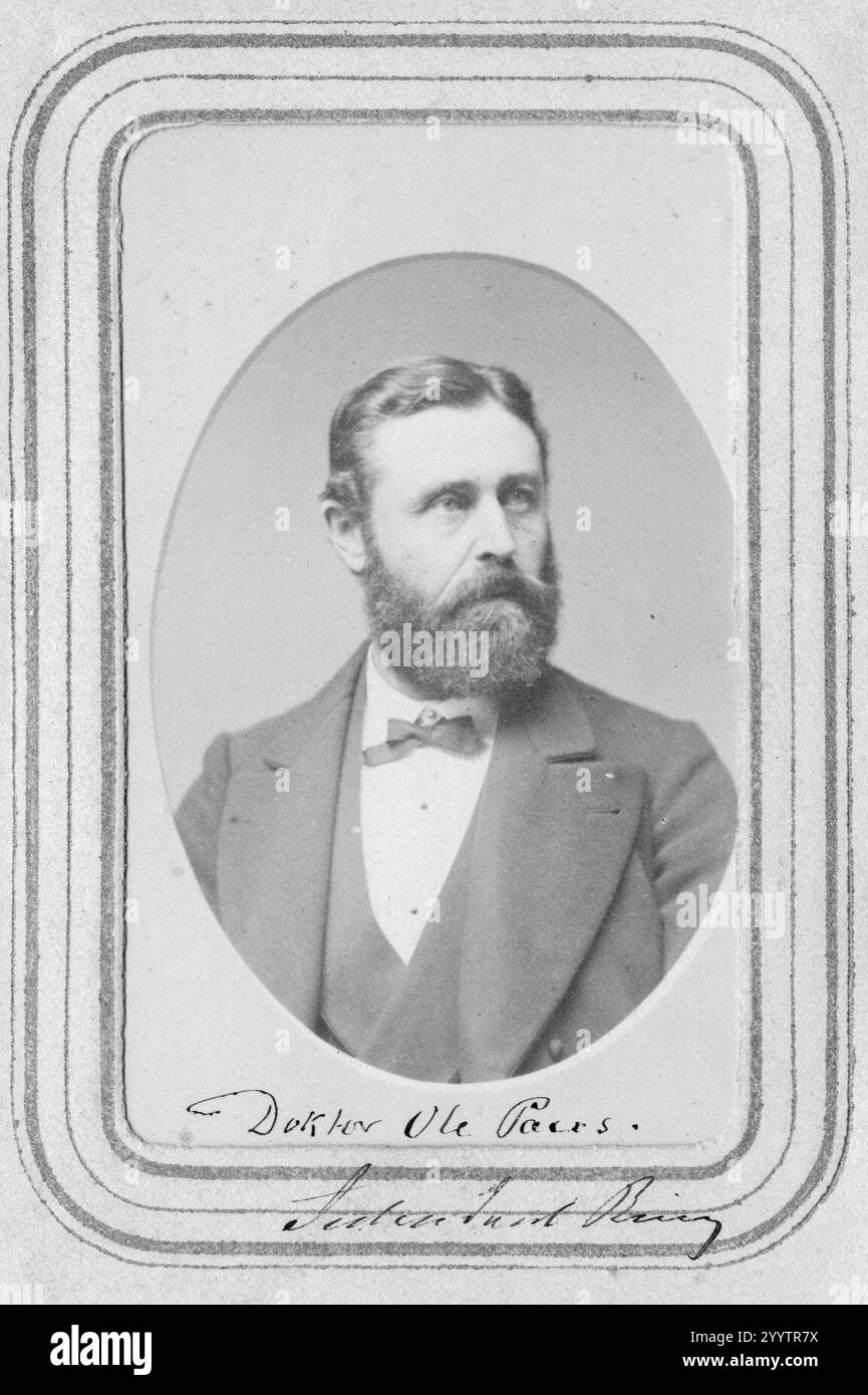 Dr. Ole Paus (1830-1897). Foto Stock