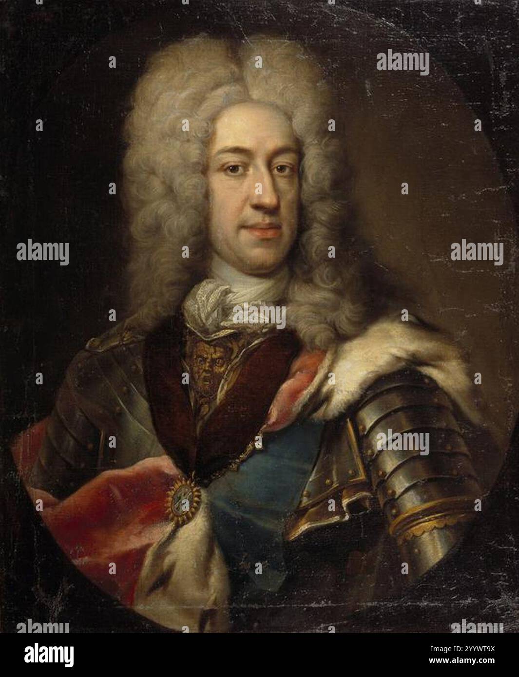 E. Gill - Principe James Francis Edward Stuart, 1688 - 1766. Figlio di Giacomo VII e II Foto Stock