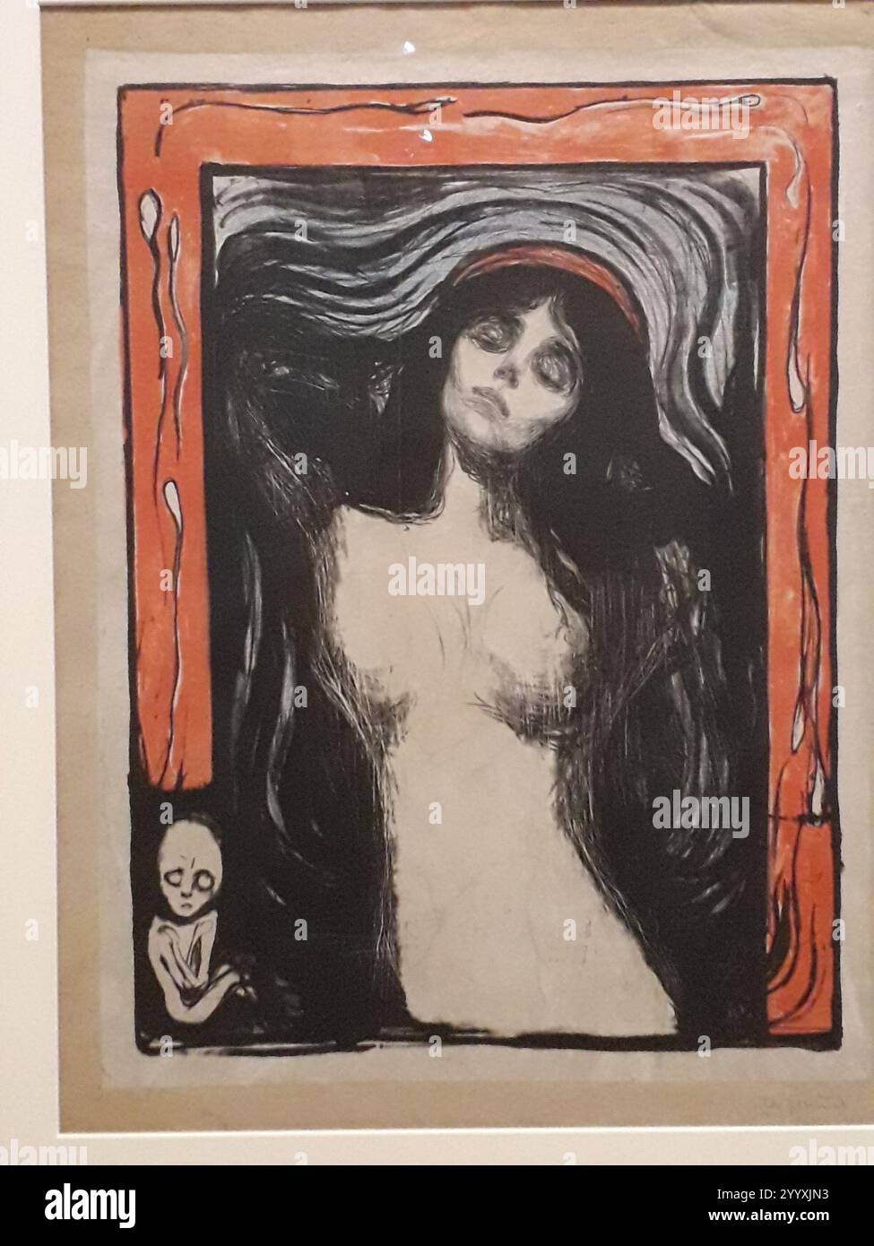 Edward Munch, "la Madone". 1895-1902. Foto Stock