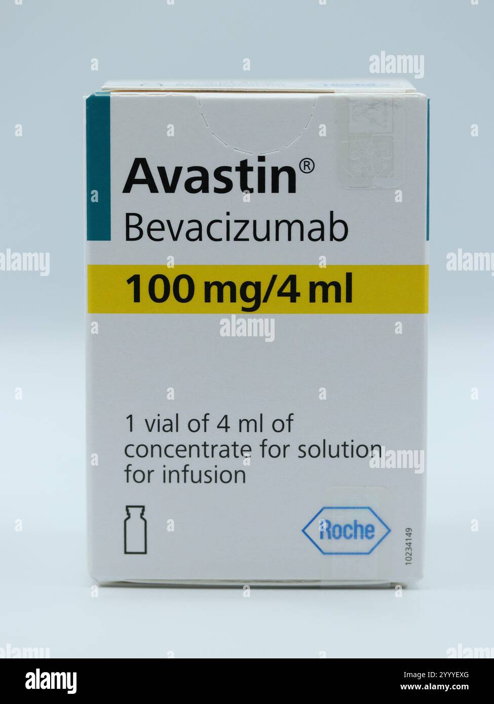 Antitumore monoclonale Avastin (Bevacizumab) per il cancro colorettale metastatico (trattamento mirato con farmaci antitumorali) Foto Stock
