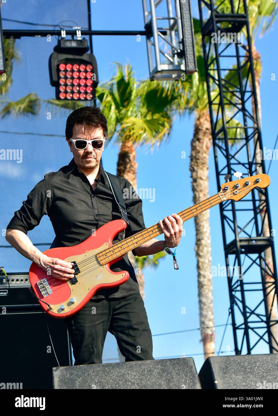 Capital Cities sul palco del BeachLife Festival di Redondo Beach, California. Foto Stock