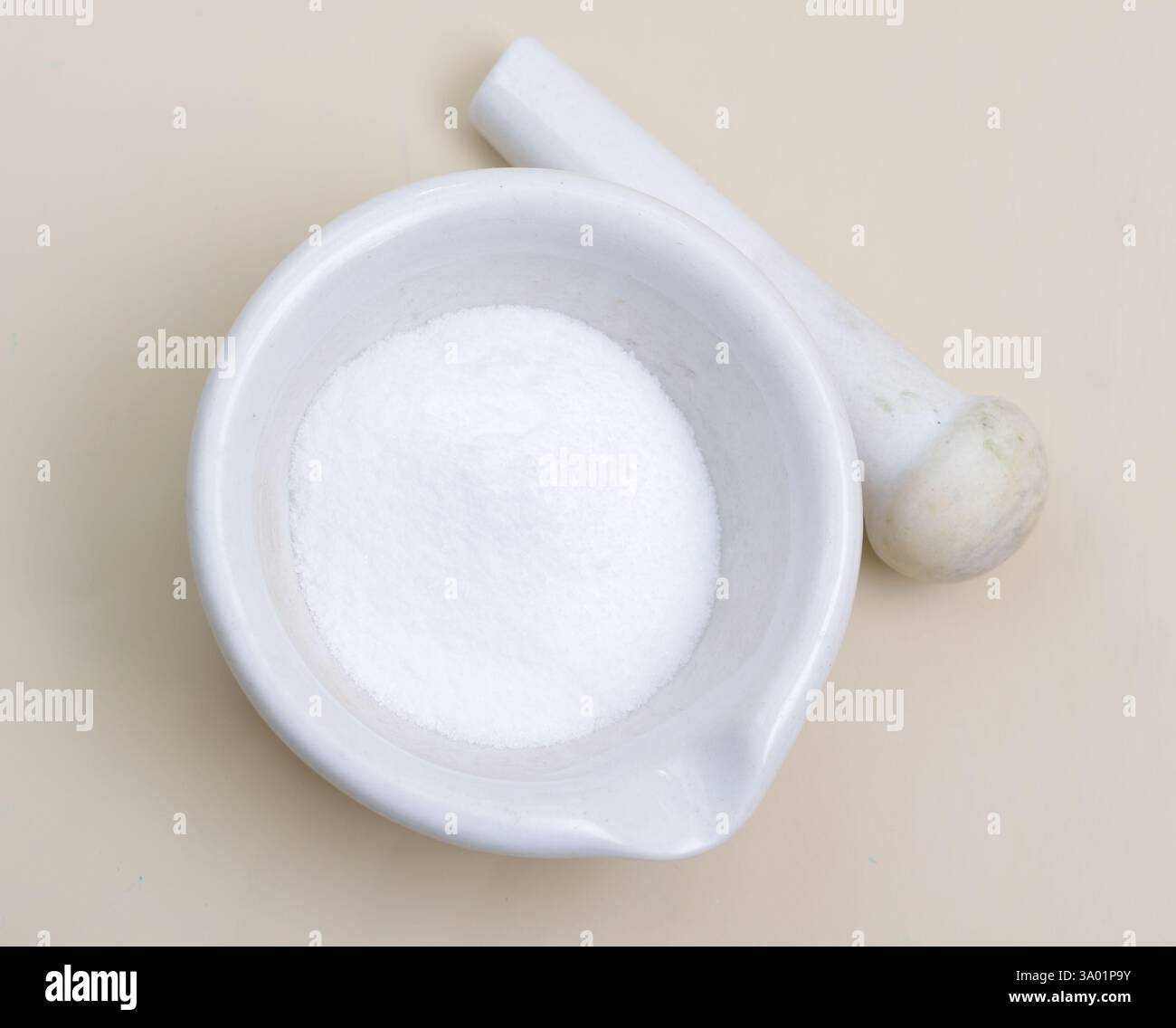 L'acido succinico è un acido dicarbossilico Foto Stock