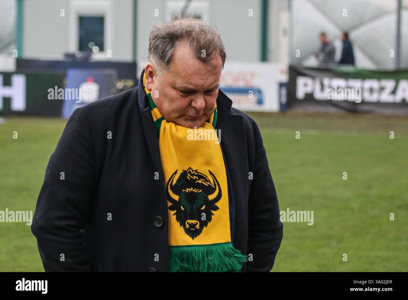 Cracovia, Polonia. 2 marzo 2025. Calcio 2024 2025 PKO BP Ekstraklasa - polacco Top League Puszcza Niepolomice vs Motor Lublin op: TOMASZ TULACZ crediti: Konrad Swierad/Alamy Live News Foto Stock