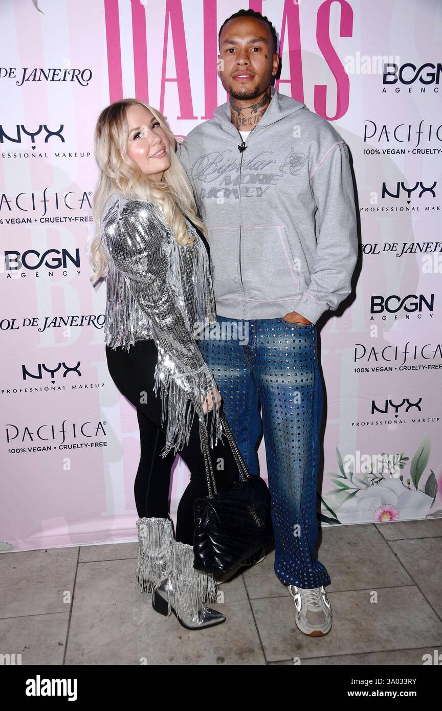 Marlisa Rudizo Mrs. Marlisa und Jona Steinig beim Dalias 23. Geburtstag Bash im the Cloud. Berlino, 28.02.2025 *** Marlisa Rudizo Mrs Marlisa e Jona Steinig alla festa del 23° compleanno di Dalias al Cloud Berlin, 28 02 2025 foto:Xn.xKubelkax/xFuturexImagex dalia_5340 Foto Stock