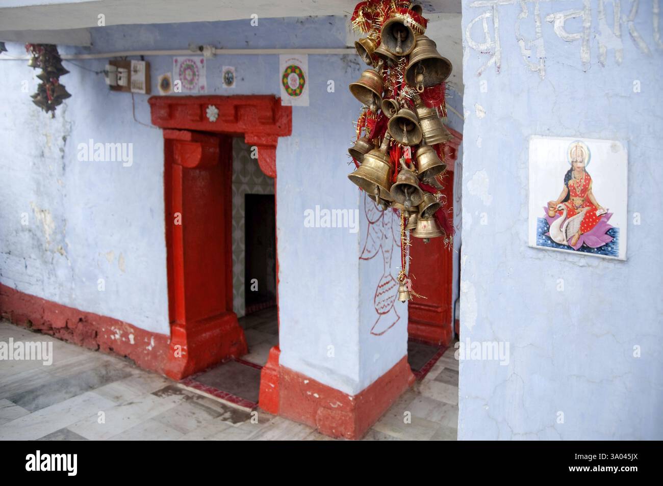 Shyahi devi tempio vicino sitlakhet in uttarakhand India Asia Foto Stock Shyahi devi tempio vicino sitlakhet in uttarakhand India Asia Foto Stock
