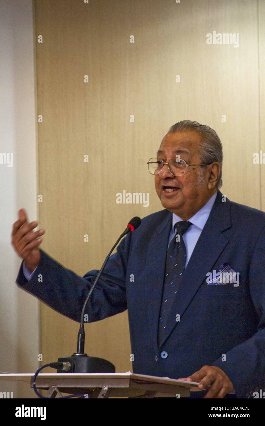 Shri Adhik Shirodkar senior avvocato ex membro del parlamento Rajya Sabha n. MR Foto Stock