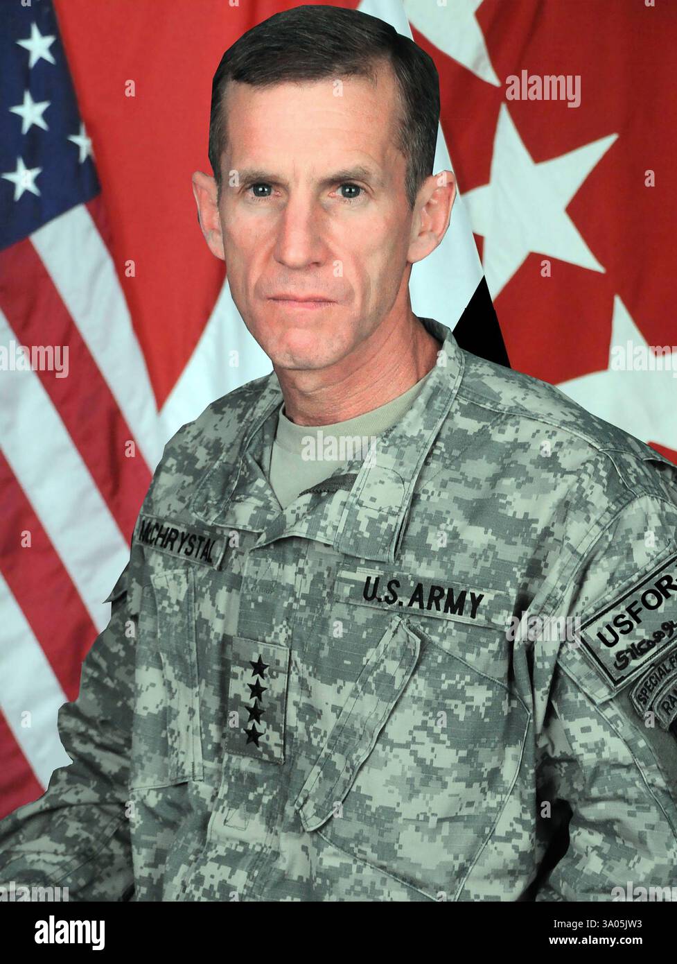 Generale Stanley A. McChrystal, Stanley Allen McChrystal, generale dell'esercito degli Stati Uniti in pensione Foto Stock