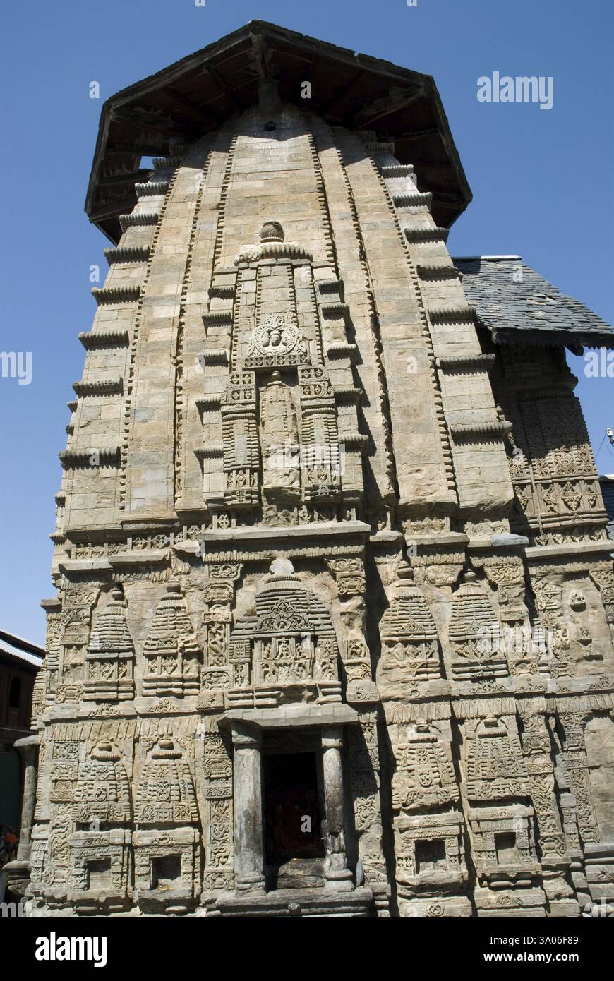 Shiv mandir baijanath vicino a mandi, Himachal Pradesh, India, Asia Foto Stock