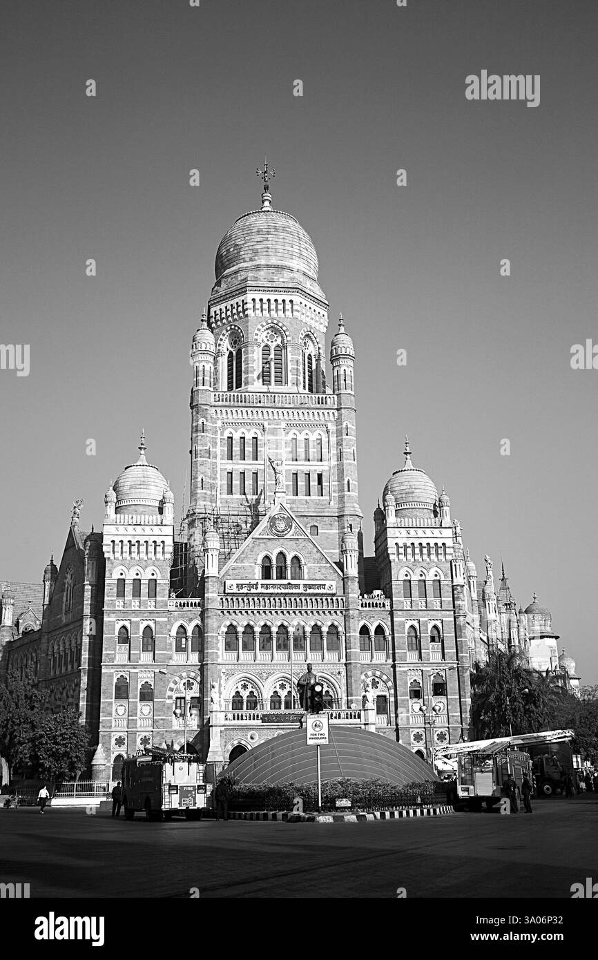 Brihanmumbai Mahanagar Palika Municipal Corporation la costruzione di Mumbai Maharashtra India Asia Gen 2011 Foto Stock