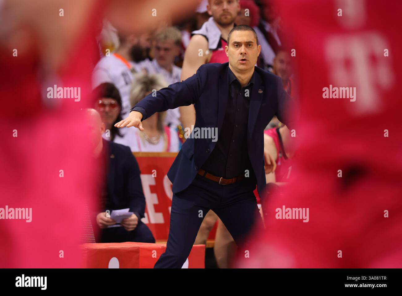 Bonn, Germania. 1 marzo 2025. Direttore generale Marko Stankovic (Bonn), Telekom Baskets Bonn vs Rostock Seawolves, easyCredit BBL, Matchday 22, Bonn, 01.03.2025. Crediti: Juergen Schwarz/Alamy Live News Foto Stock