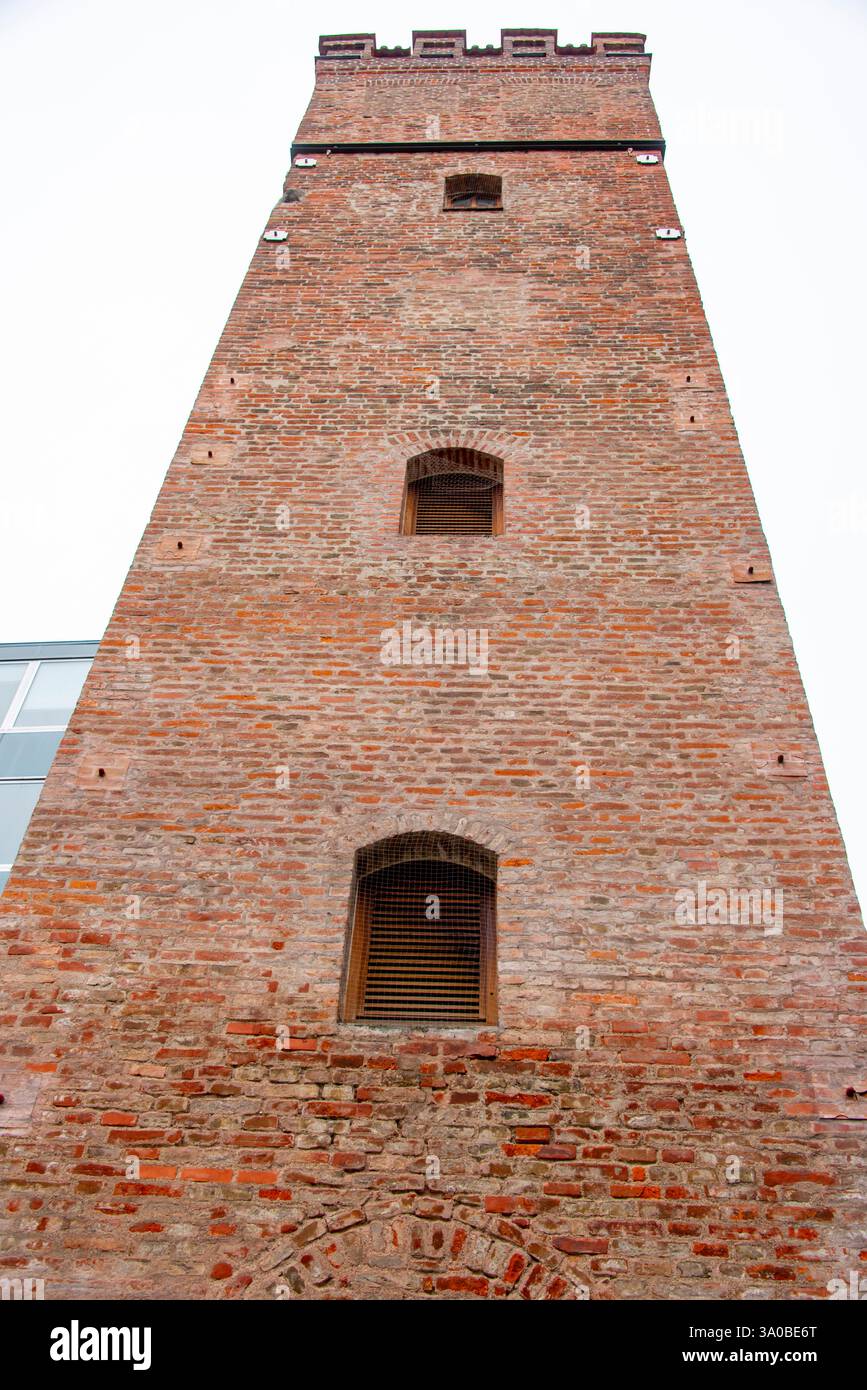 Torre dei leoni a Monaco di Baviera - Germania Foto Stock