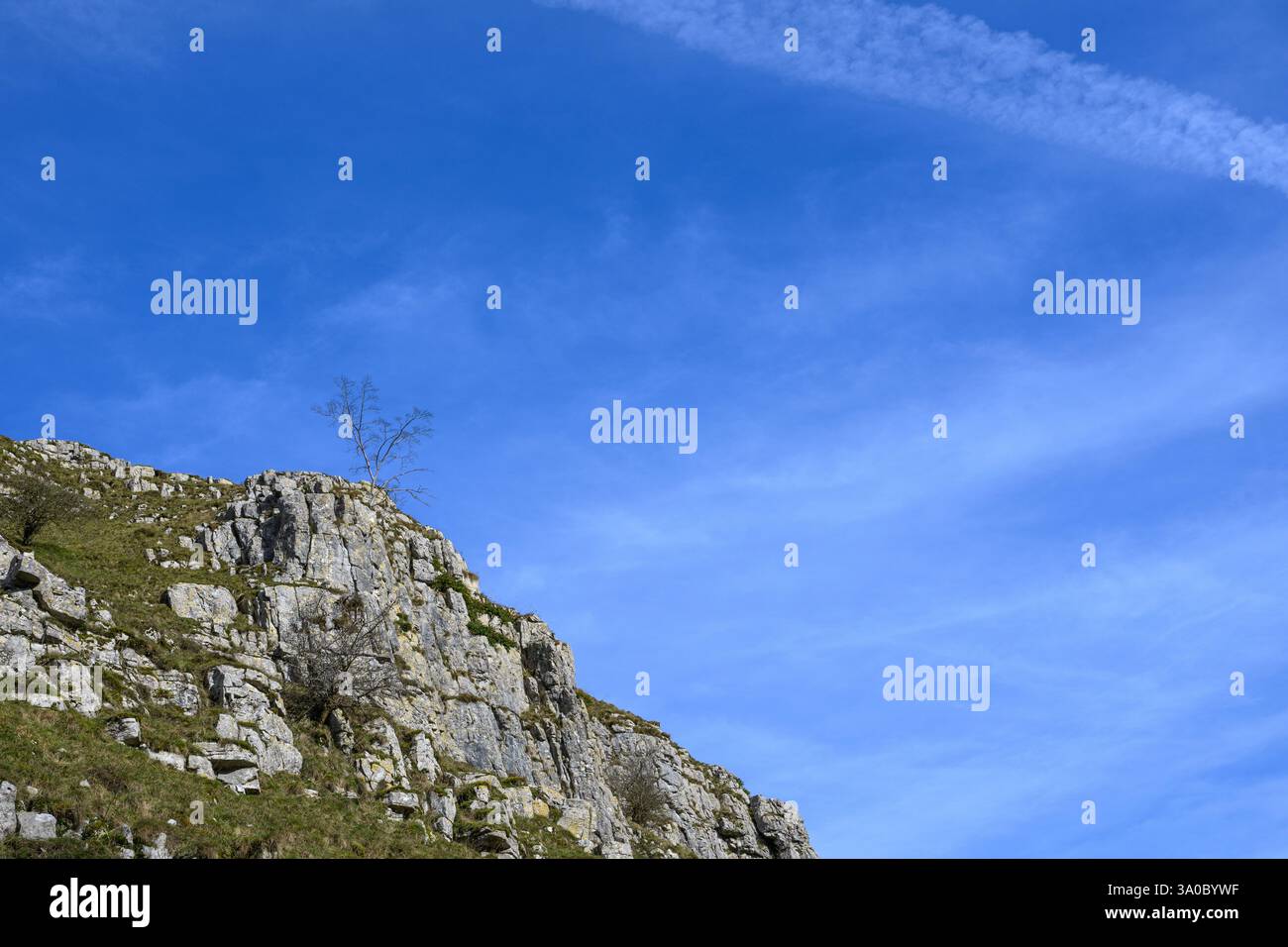 Derbyshire, Peak District National Park Landscape Foto Stock