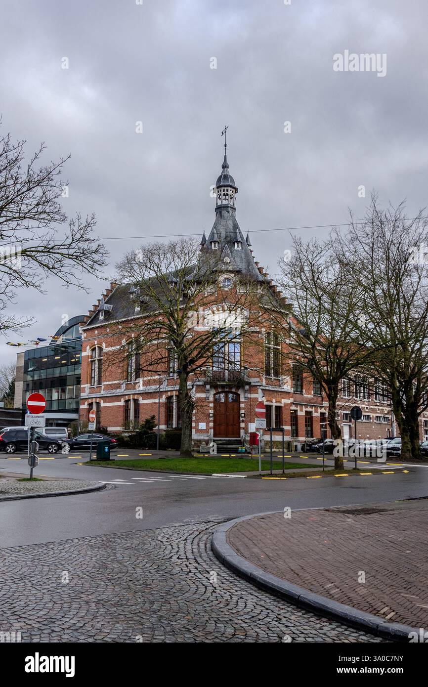 Grimbergen, Belgio, 27 febbraio 2025. Il comune di Grimbergen si trova nella regione delle Fiandre. Foto Stock