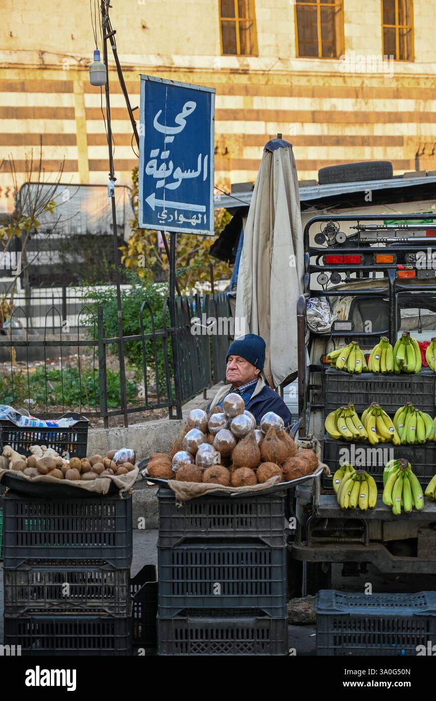 Damasco, Siria - dicembre 2024: Post caduta di Assad. Foto Stock