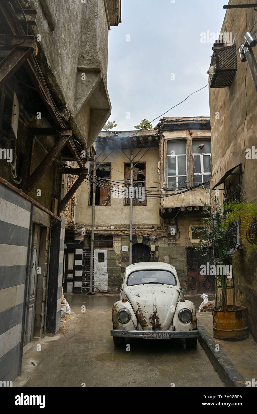 Damasco, Siria - dicembre 2024: Post caduta di Assad. Foto Stock