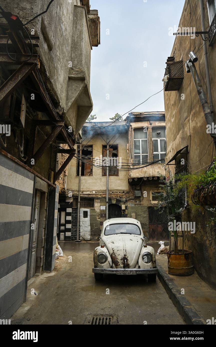 Damasco, Siria - dicembre 2024: Post caduta di Assad. Foto Stock