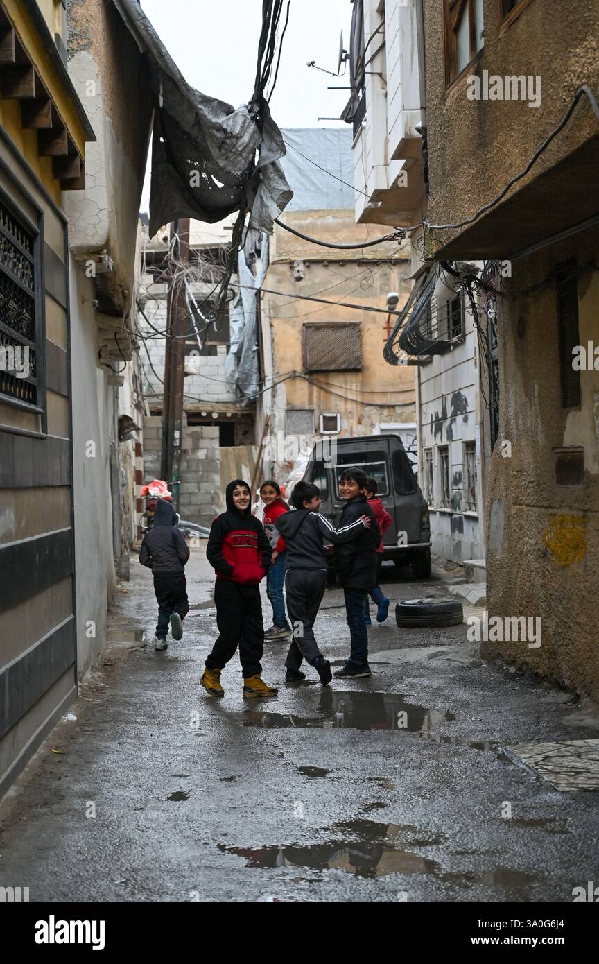 Damasco, Siria - dicembre 2024: Post caduta di Assad. Foto Stock