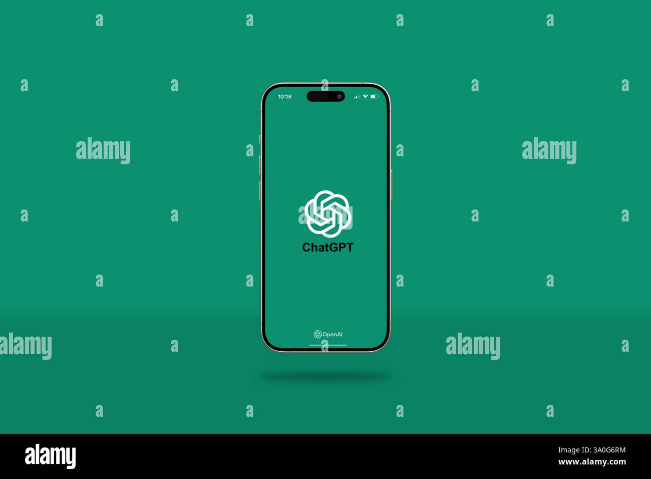 Antalya, Turchia - 3 marzo 2025: Applicazione chatbot di intelligenza artificiale ChatGPT sullo schermo dello smartphone iPhone 16 Pro Foto Stock