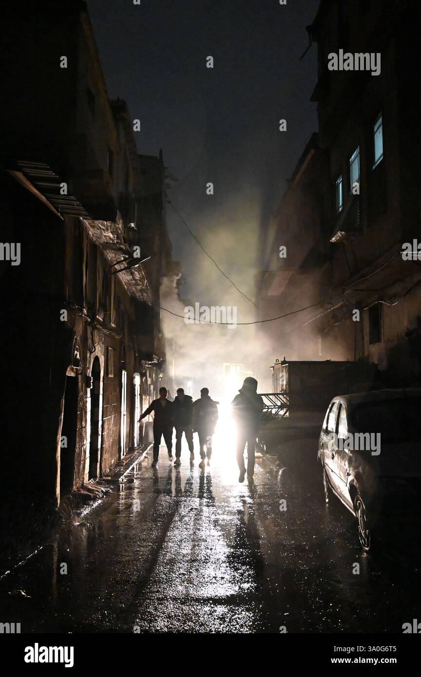 Damasco, Siria - dicembre 2024: Post caduta di Assad. Foto Stock