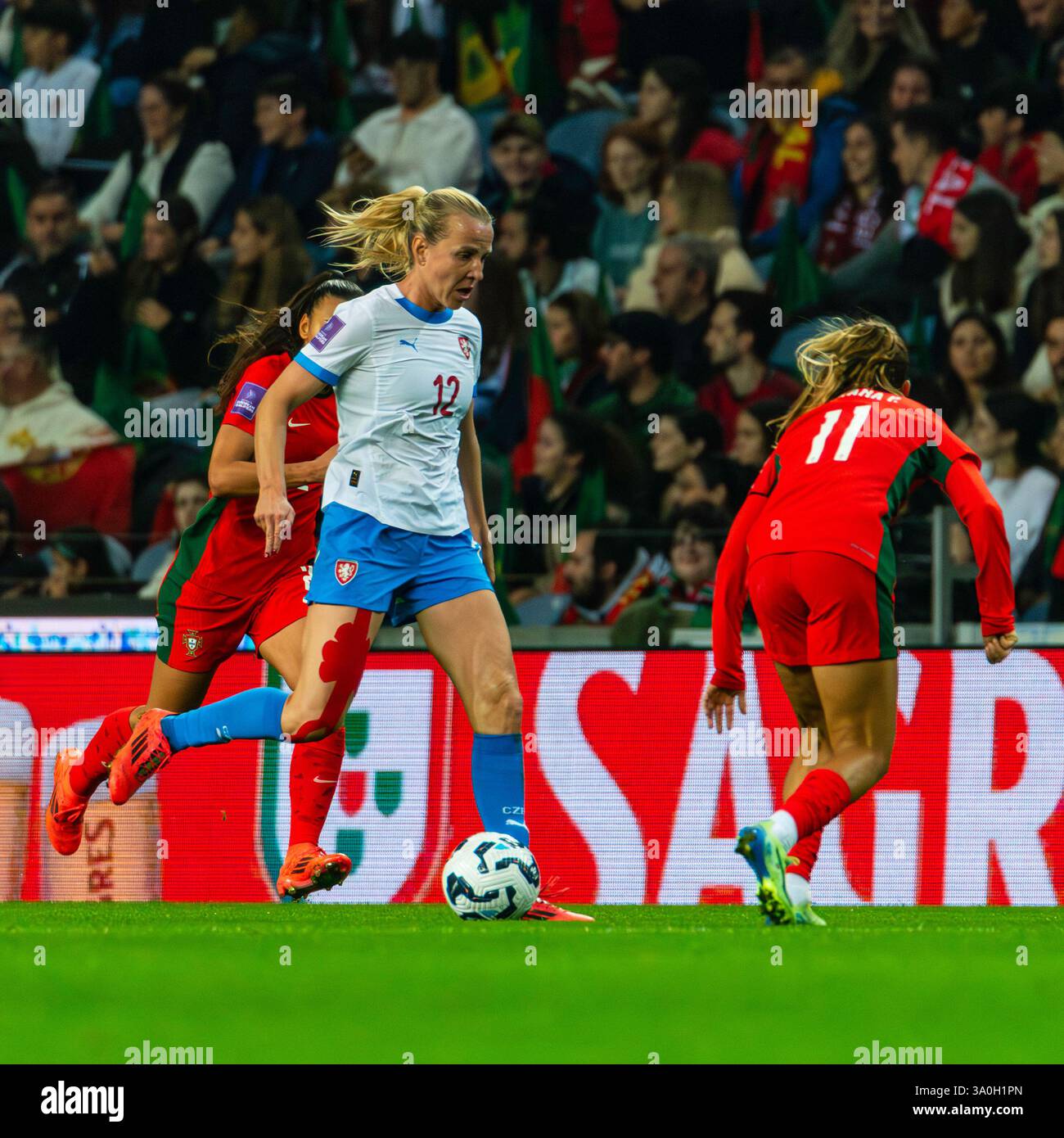 UEFA EURO femminile Portogallo vs Chequia Foto Stock
