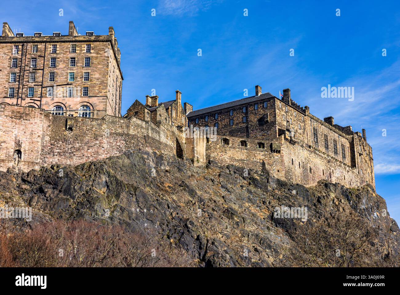Castello di Edimburgo a Edimburgo, Scozia Foto Stock