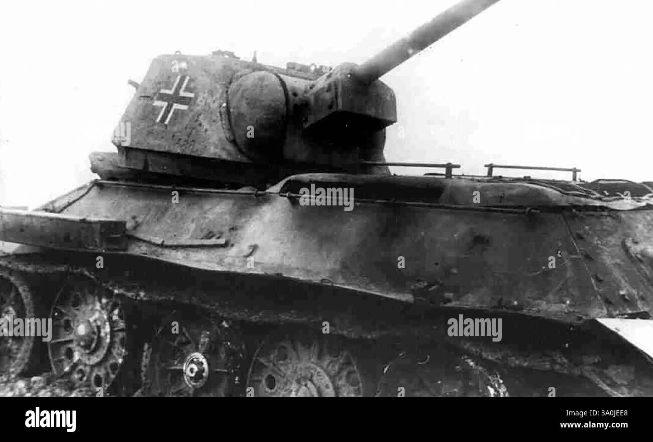 T-34 utilizzato dalla Wehrmacht Foto Stock