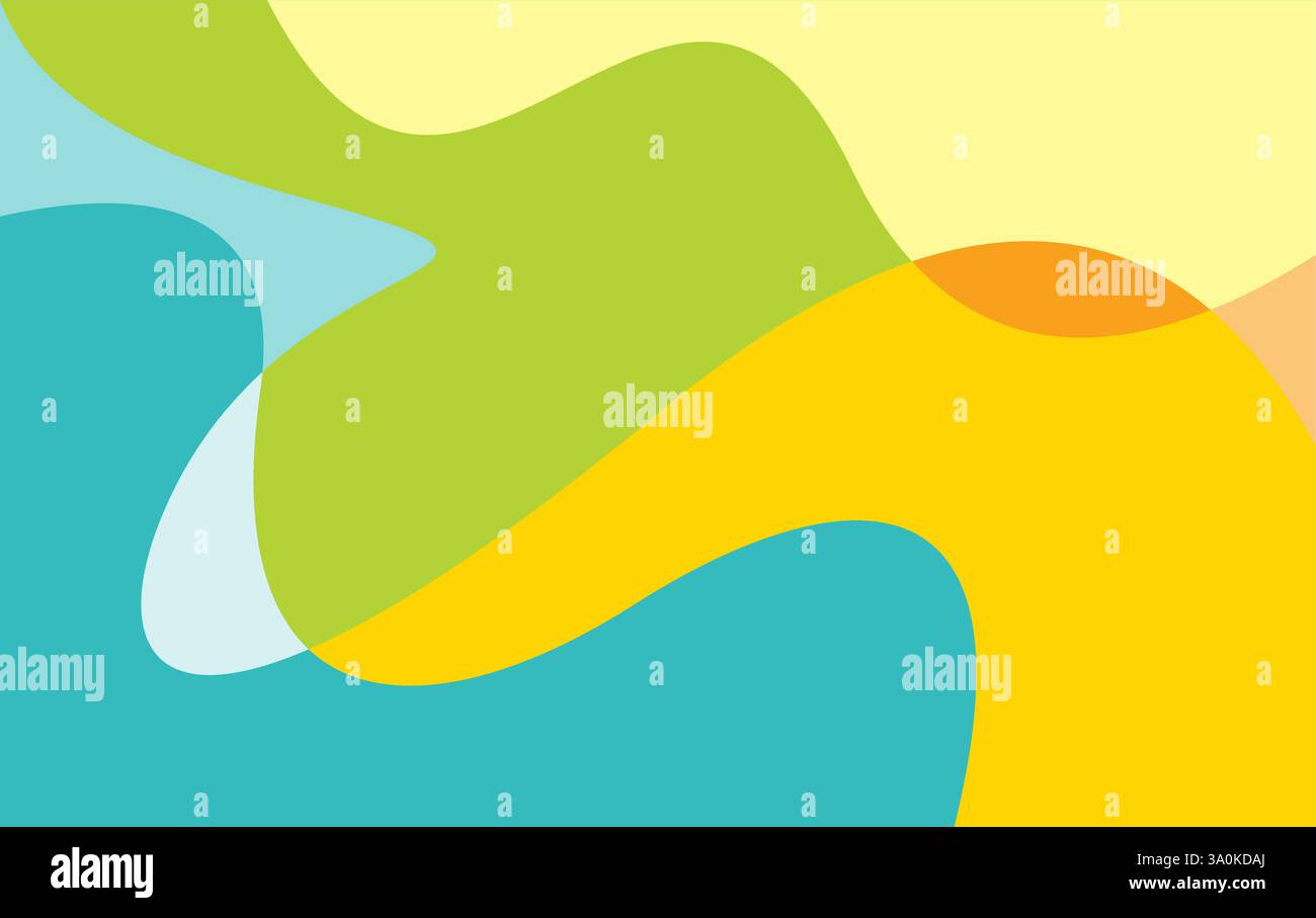Elemento grafico moderno astratto. Fluido colorato dinamico e sfondo delle onde Illustrazione Vettoriale