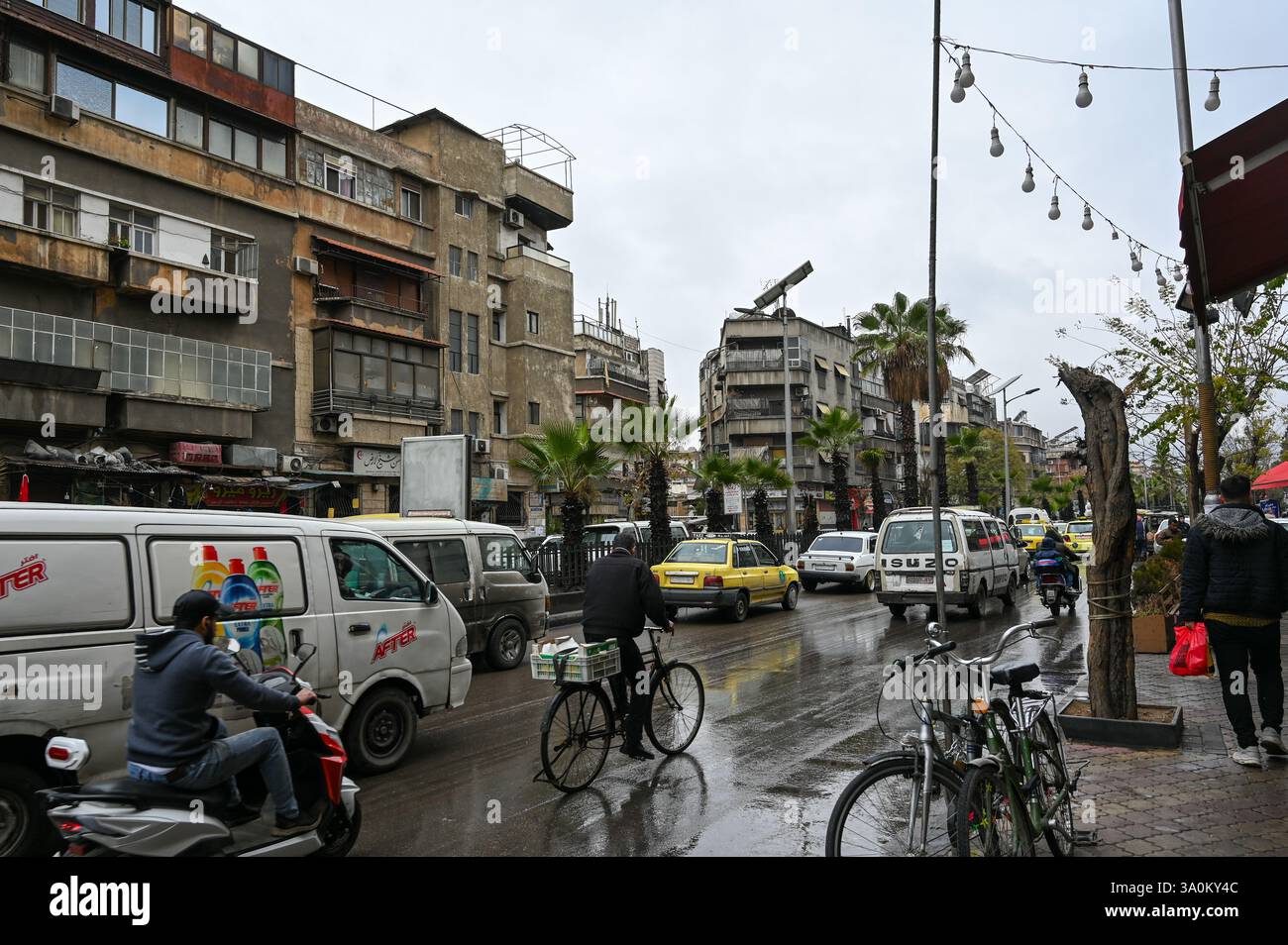 Damasco, Siria - dicembre 2024: Post caduta di Assad. Foto Stock