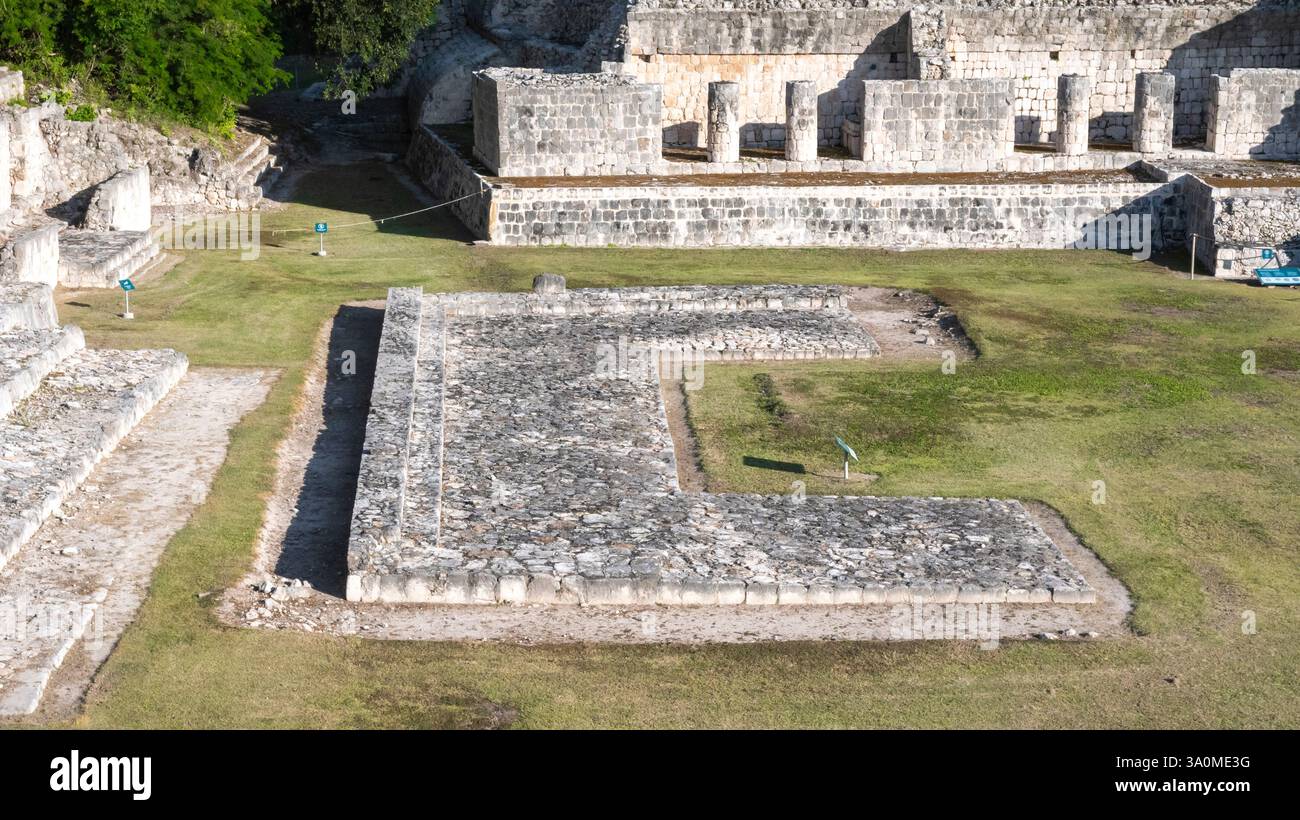 Edzna, Campeche, Messico, sito archeologico delle rovine Maya nel nord dello stato messicano di Campeche. Foto Stock