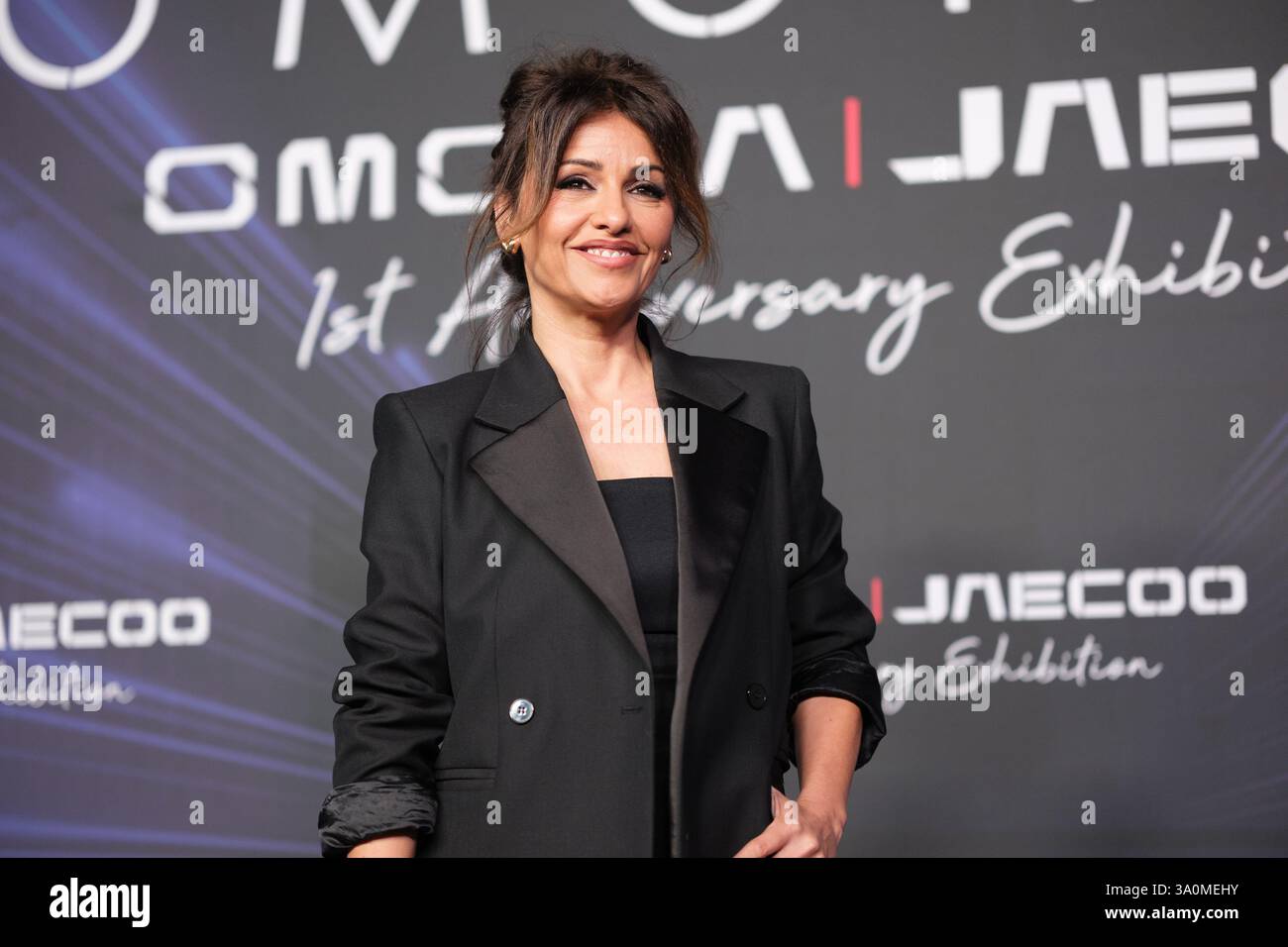 Monica Cruz partecipa alla photocall OMODA Y JAECOO all'Hotel las Ventas il 4 marzo 2025 a Madrid, Spagna. Foto Stock