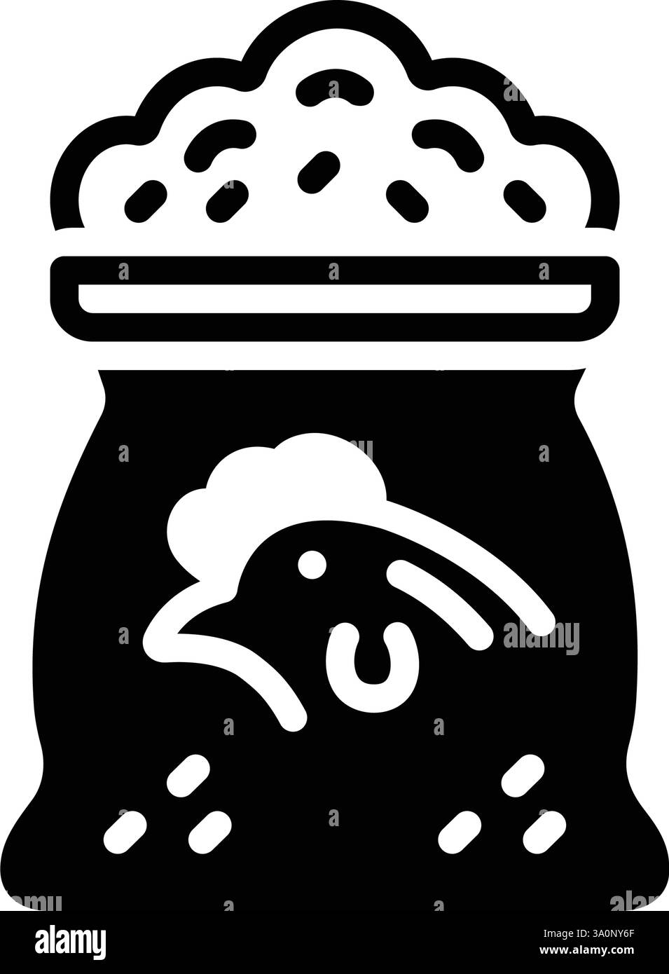 Icona per alimentazione, grano Illustrazione Vettoriale