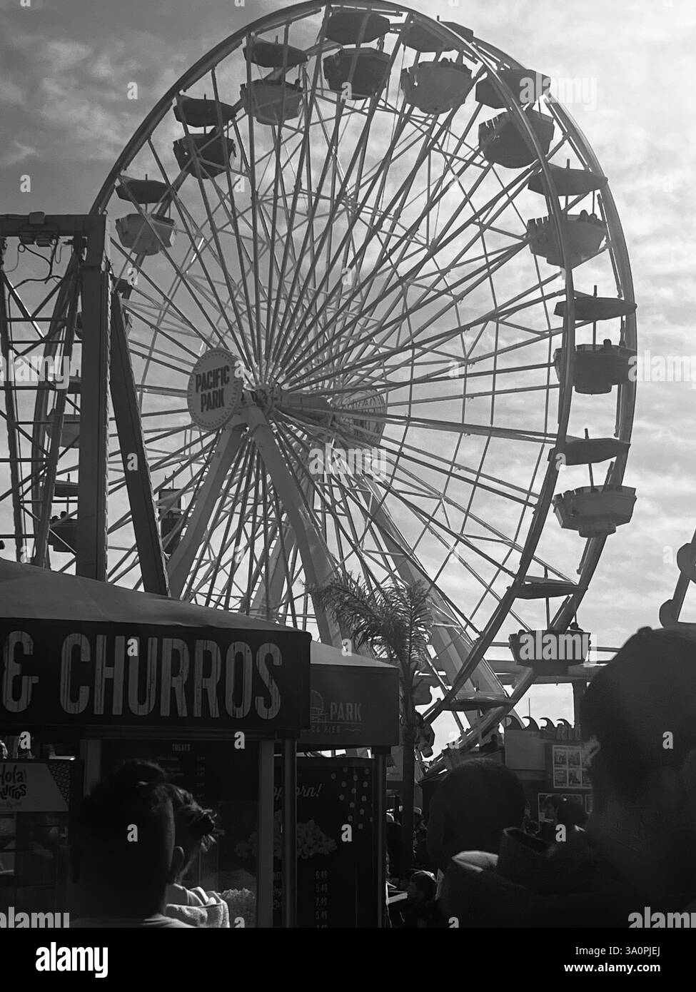 Santa Monica Pier Foto Stock