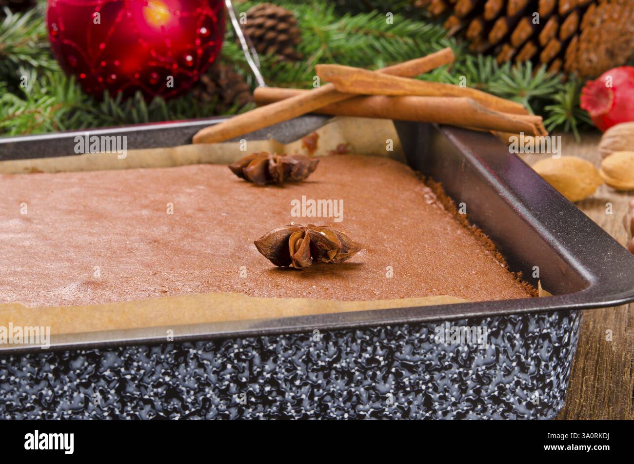 Pani di zenzero appena sfornati Foto Stock