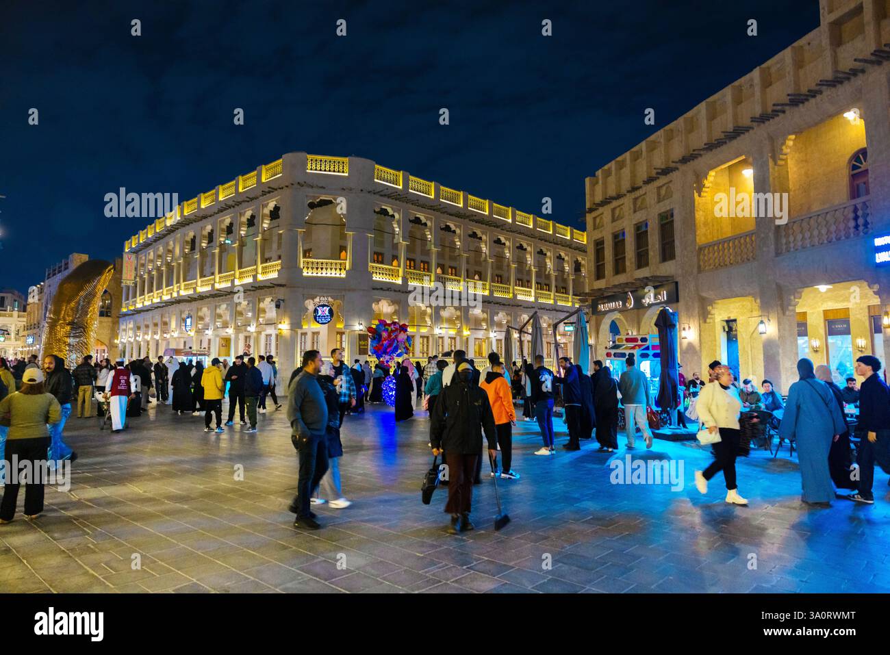 Souq waqif - un vecchio mercato in Qatar 02-03-2025 Foto Stock Souq waqif - un vecchio mercato in Qatar 02-03-2025 Foto Stock