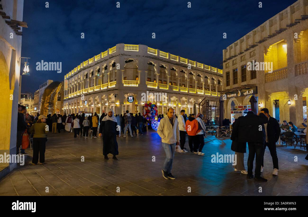 Souq waqif - un vecchio mercato in Qatar 02-03-2025 Foto Stock Souq waqif - un vecchio mercato in Qatar 02-03-2025 Foto Stock