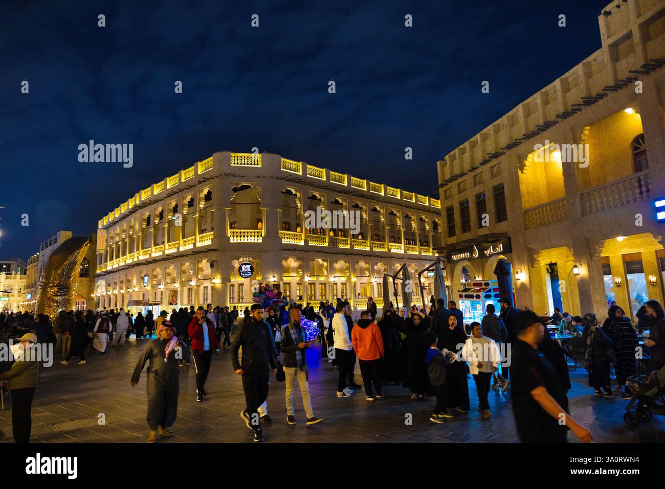 Souq waqif - un vecchio mercato in Qatar 02-03-2025 Foto Stock Souq waqif - un vecchio mercato in Qatar 02-03-2025 Foto Stock