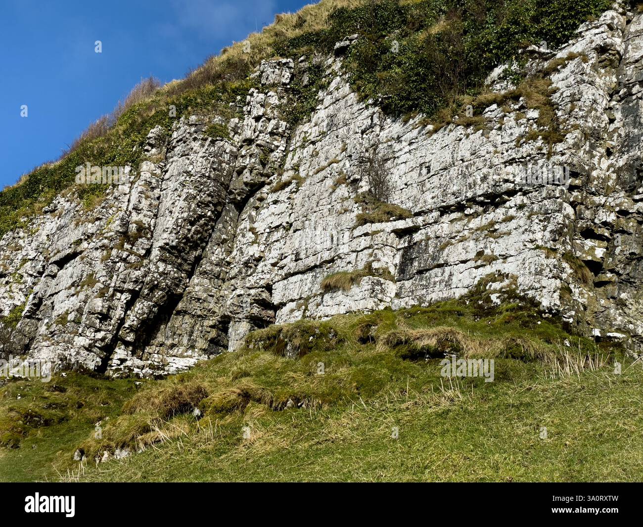 Vista sulle rocce di Keash, nella contea montana di Sligo, Irlanda Foto Stock
