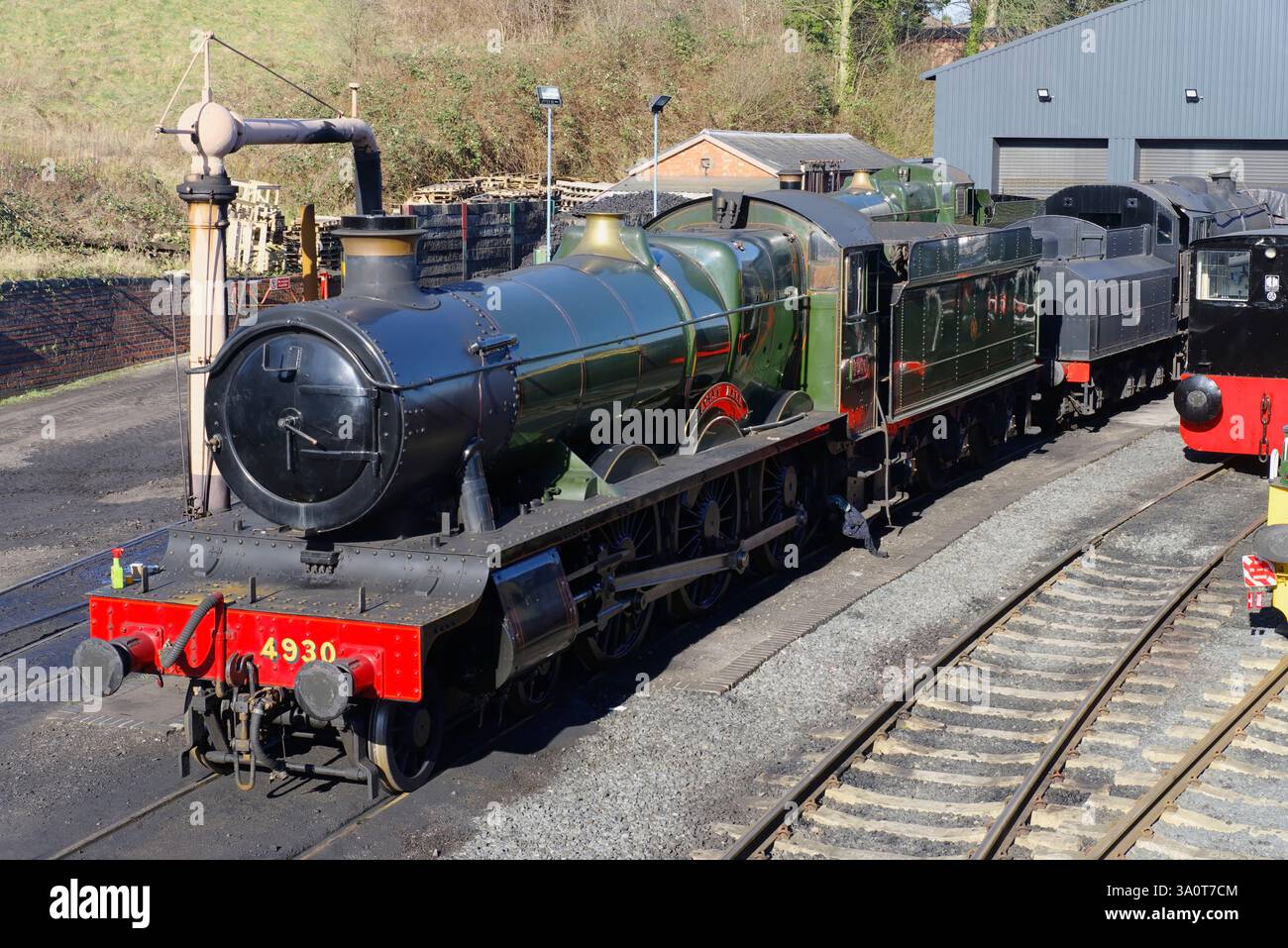 GWR 4900 Classe,4930, Hagley Hall, 4-6-0, locomotiva a vapore, Bridgnorth, Foto Stock