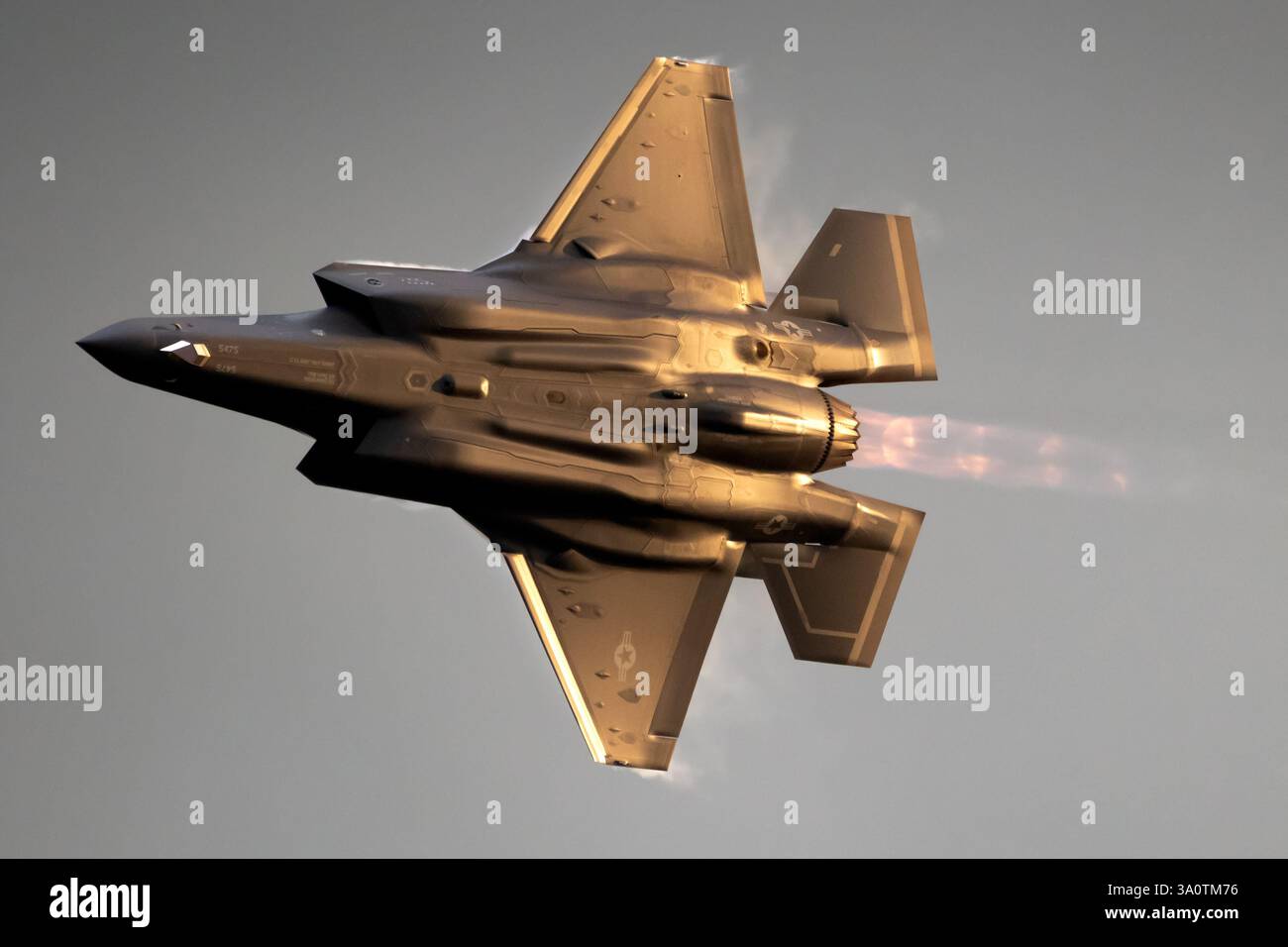 US Air Force 495th Fighter Squadron Lockheed Martin F-35 Lightning II aereo da combattimento dalla base aerea Lakenheath. Sanicole, Belgio - Settembre 10 Foto Stock