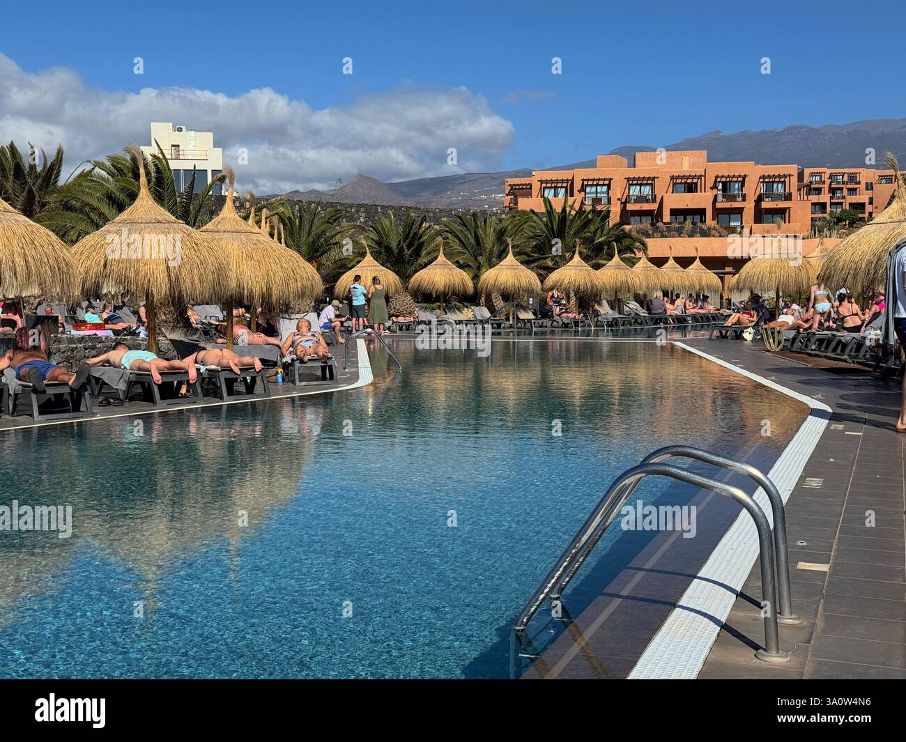 Interno del resort Barcelo a 5 stelle sull'isola spagnola di Tenerife, Isole Canarie, Spagna Foto Stock