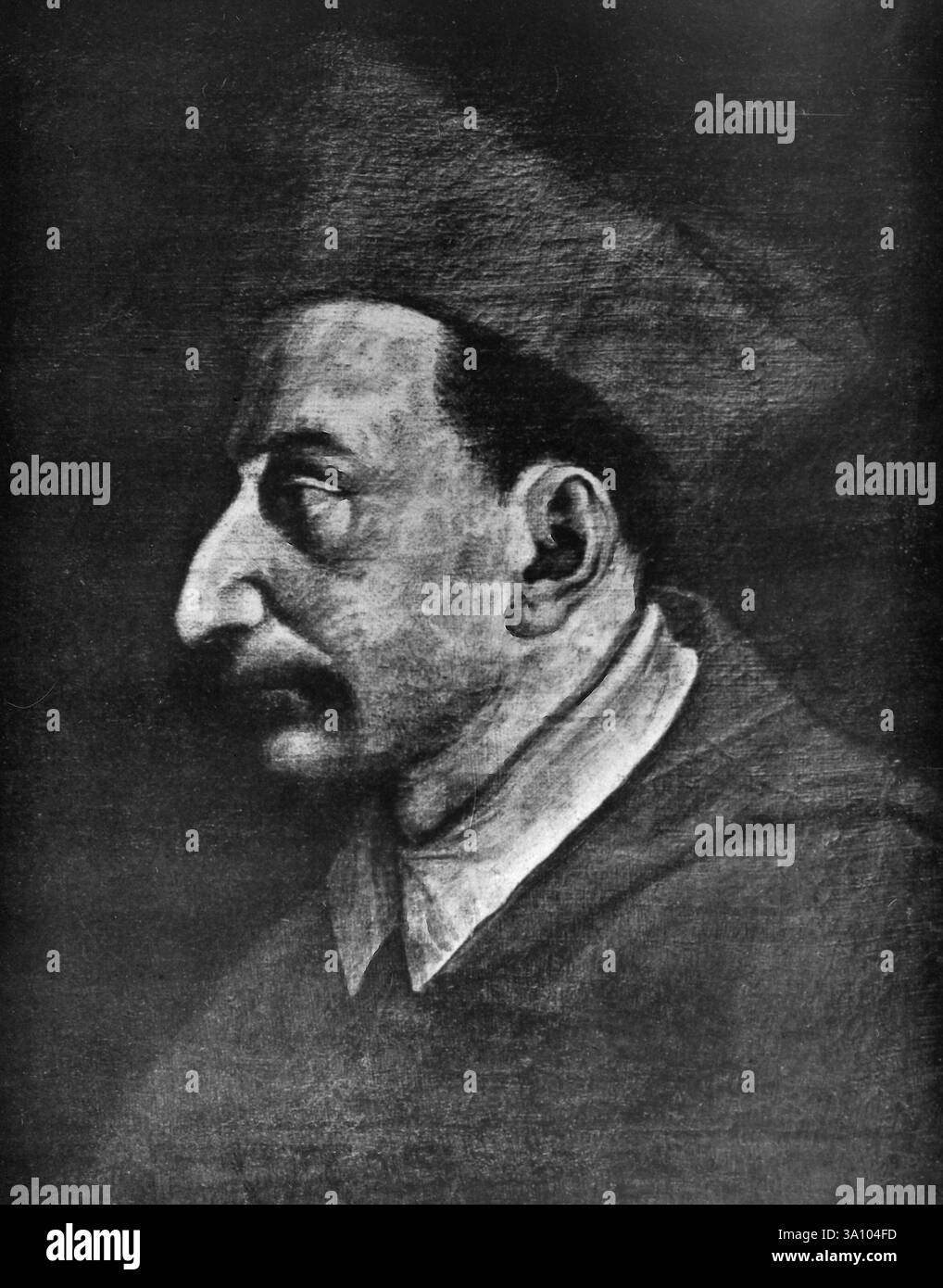 Arcivescovo italiano Carlo Borromeo, dipinto anni '1500 Foto Stock